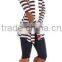 2015 OEM manufacturer cotton cardigan Stripe Elbow-Patch Open Cardigan