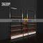 ZJF China wooden garment wall rack display