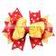 Deshine Wholesale Ribbon Bow Christmas Hairpin ZX1026