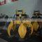 Orange peel grab for Excavator/ good quality grapple