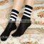 stripe socks teen young girls cute sock,wholesale school girl cheap designer socks