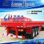 2015 hot sale 3 Axles Cargo Side Wall Open Flatbed Semi Trailer with Pannel for sale
