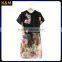 ladies shirt dress digital print dress chiffon dres for women