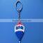 promotional price soft silicone keychain design custom rubber keyring