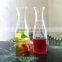 Mouthblown heat resistant Pyrex glass water decanter