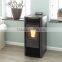 home using wood pellet stove with remote control