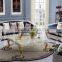High Quality Post Modern Living Room Furniture Sofa With Crystal Buttons/Chesterfield Leather/fabric Sofa AL044