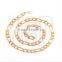 Fashion top sale stainless steel high quality gold NK chain