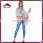 Fashion Awning Stripe Rayon Blend Long Scarf