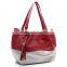 2016 Fashion Colorblock Top Handle Tote