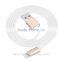 MFi certified TPE jacket aluminum usb charger cable