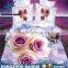 China Wholesaler Pink Rose 3D Bed Covers with Bedsheet Pillowcases