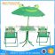Pretty indoor or outdoor used kids patio 4pcs set, children metal table and chairs, kids furniture