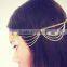 Hot Fashion Women Gold Tassel Crown Head Jewelry Punk Multilayers Head Chain