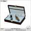 Promotional Wine Corkscrew and vacuum wine stopper in leather box