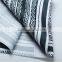 polyester black and white striped polyester fabric sleeping fabric