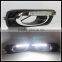 Car styling turn off and dimming style auto LED DRL Daytime Running Lights for Honda City 2011-2016 with LED fog lamp