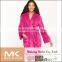 100% polyester lady pink coral fleece cheap bathrobe wholesale bathrobe