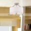 529-5 Brushed Nickel Finish Semi-Flush 15" Wide Ceiling Light