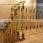 foshan factory hot sale modern design crystal stair handrail and stair baluster