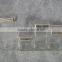 Clear Square Glass Jar With Metal Lid