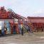 Mobile portable concrete batching plant 60m3/h,belt type concrete batching plant YHZS60