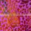 3D floral burn-out print polyester flocked woven velvet fabric