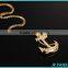 Wholesae 18 K Gold Plated Silver Jewelry 925 Sterling Silver Anchor Pendant