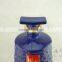 Blue decoration Ceramic Wine bottle
