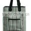 ZEBRAS PATTERNS FOLDING SHOPPING BAG WITH TWO WHEELS
