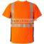 Workwear Black Series Class 2 High Visibility T Shirt with Silver Breathable Reflective Tape