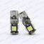 hot sale T10 canbus 5 SMD 5050 led car lamp, no error w5w 194 canbus led, t10 5w5 canbus car led auto bulb