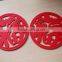 best-selling christmas snowflake tree shape silicone coaster