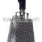 Metal hand bell in customized colors with rubber grip as noise maker