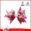factory premade new fancy christmas hair bows wholesale/Grosgrain ribbon hair bows for Girls