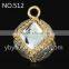 2015 cat head rhinestone embellished garment pendant shoe zipper puller pendant bag decoration DIY material-512