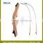 TAKE-DOWN WOODEN RECURVE BOW WITH LAMINATED RISER