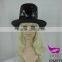 Black tall hat magic top hat halloween party hat