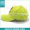 fluorescence green embroidered baseball caps made in china