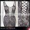 Plunging neck and strappy Jasmine pattern sexy night sleeping dress