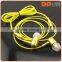 New Premium Fluorescence Glow Earbuds Metal Glowing Headphones for Mp3 Player