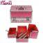 Factory Customised Red Hearts Pvc Lipstick /Makeup Boxes