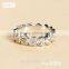 Jingli Jewelry Fancy Rhinestone Heart Shaped Silver Ring (YJ-395)