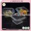 Plastic rectangular blister cupcake box with lid