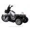HOMCOM Ride On Motorbike Cool Tricycle 6V Children gift W / Sound - Black & White