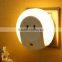 Smart Design LED Night Light with Light Sensor and Dual USB Wall Plate Charger Perfect for Bathrooms Bedrooms EU/US Plug