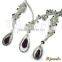 White Gold Diamond Necklace Sets, Bridal Necklace Sets, White Gold Jewelry Sets