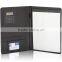 A4 size leather portfolio with calculator