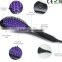 Purple Fast PTC Heater Electric Hair Straightener Brush