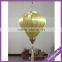 XK110 diamond shape green printing holiday lantern indoor hanging fabric lantern wholesale